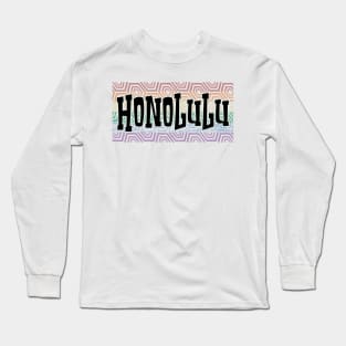 LGBTQ PRIDE USA HONOLULU Long Sleeve T-Shirt